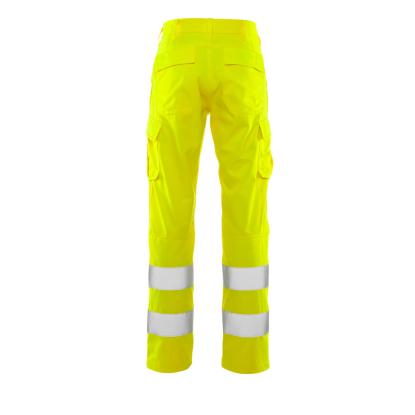 MASCOT SAFE LIGHT arbejdsbukser med lårlommer, hi-vis gul