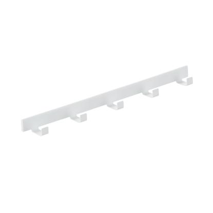 Décor+ D40 knagerække, mat hvid