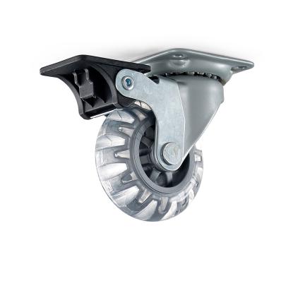 Habo 4005 møbelhjul, svingbart med bremse - Ø50 mm