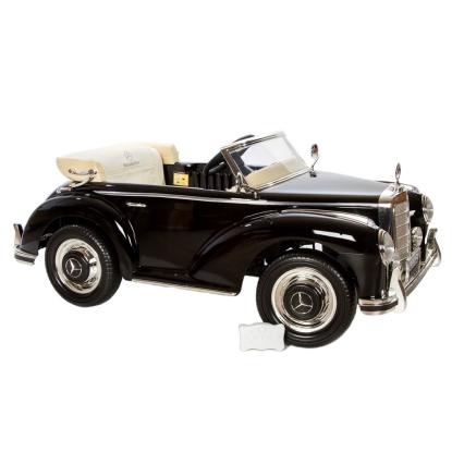Mercedes 300S elbil, 2 x 12V, sort