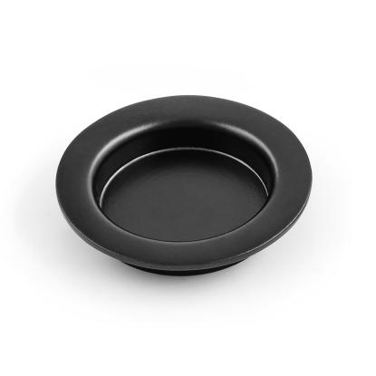 Habo skydedørsskål, sort, Ø40 mm - 2 stk.