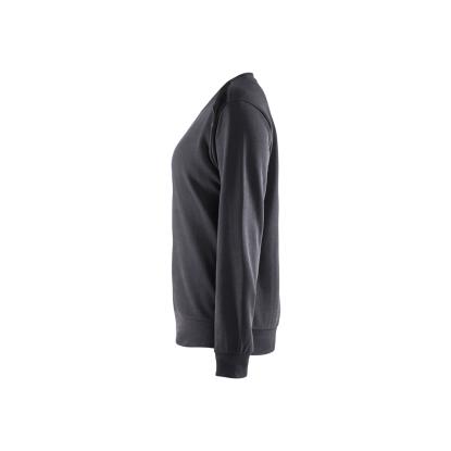 Blåkläder 3408 dame sweatshirt, mellemgrå/sort