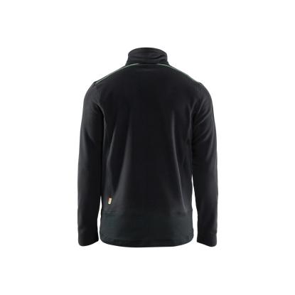 Blåkläder 4765 microfleece jakke, sort/hi-vis gul