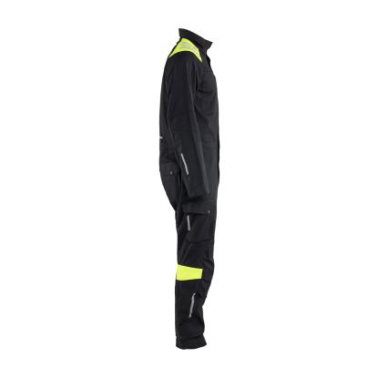 Blåkläder 6077 kedeldragt inherent, sort/hi-vis gul