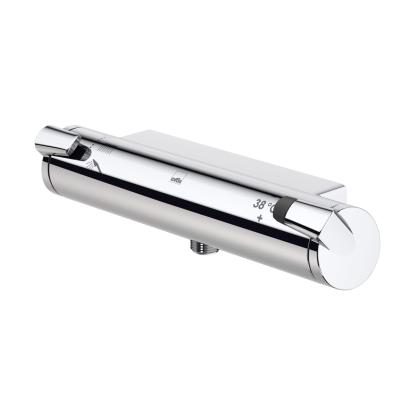Oras Optima brusearmatur med termostat uden rosetter, 1/2" afgang, krom