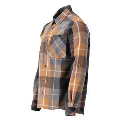 MASCOT CUSTOMIZED flannel skjorte, nøddebrun ternet