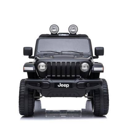 Jeep wrangler Rubicon, 4 x 12V, sort