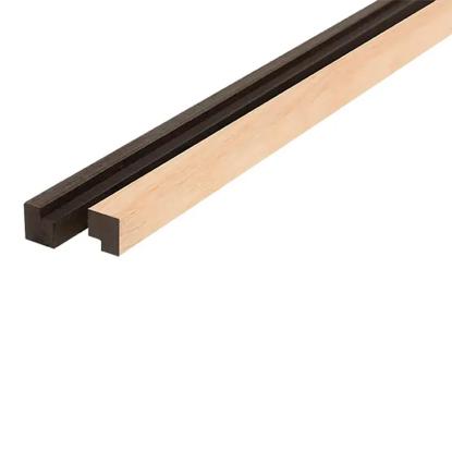FibroTech akustik afslutningsliste til PREMIUM, PROFF og SQUARE, 25 x 3000 mm, ash - 2 stk.