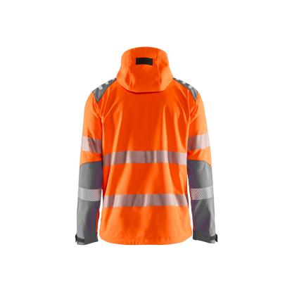 Blåkläder 4491 high vis softshelljakke, hi-vis orange/mellemgrå