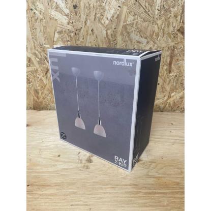 Nordlux pendel Ray 2-kit E14 krom/opal