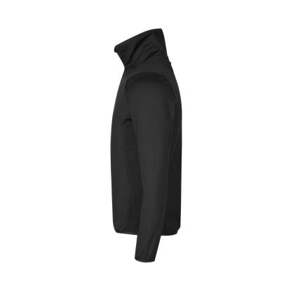 GEYSER G21090 stretch trainer træningsjakke med kort lynlås, sort