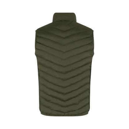 ID 0892 bodywarmer vest med stretch, oliven
