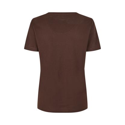 ID 0529 T-shirt, lyocell, dame, mocca