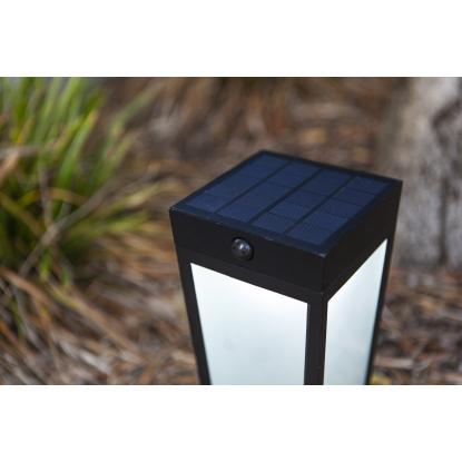 LUTEC connect DIAS LED bedlampe med spyd, solceller og sensor, H48,4 cm, IP44, sort