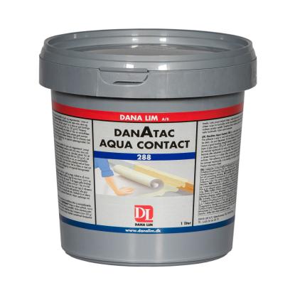 Dana Limtac Aqua Contact 288 kontaktlim i spand, vandbaseret - 1 liter