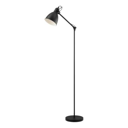EGLO PRIDDY gulvlampe, H137 cm, E27, sort