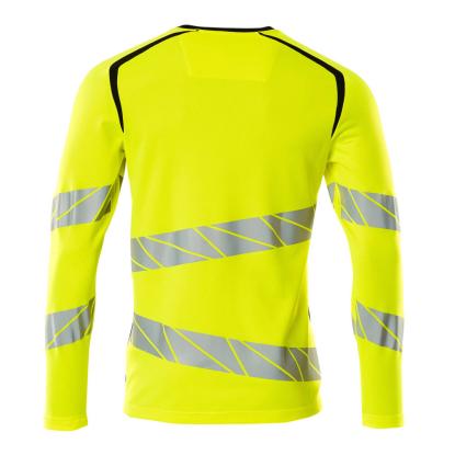 MASCOT ACCELERATE SAFE T-shirt, langærmet, hi-vis gul/sort