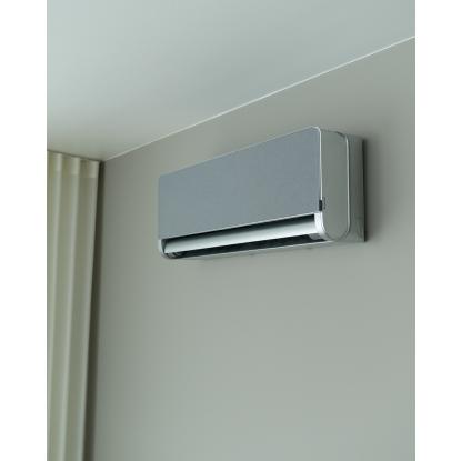 ELL Front luft-til-luft varmepumpe, 12 kW, silver/light grey, 110 m²