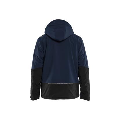 Blåkläder 4750 letforet vinter softshelljakke, mørk marineblå/sort