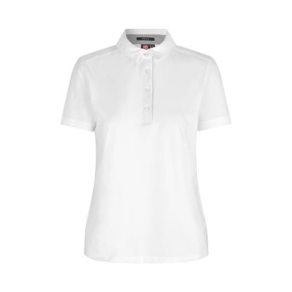 ID 0535 Business poloshirt, jersey, dame, hvid