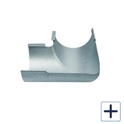 Plastmo AluZink indvendig gering, 90°