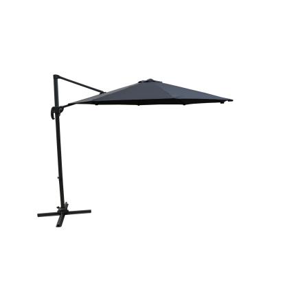 Venture Design Leeds justerbar parasol, sort, Ø294 cm