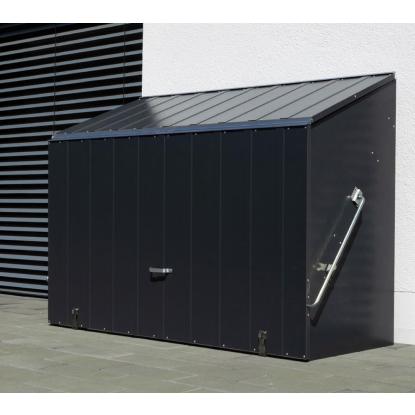 Trimetals Sesame opbevaringsboks, stål, antracitgrå, 139 x 76 x 185 cm