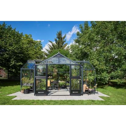 Juliana Orangeri 21,5 m², antracit, 3 mm hærdet glas