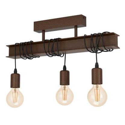 EGLO TOWNSHEN 4 loftlampe, 3 x E27, rust