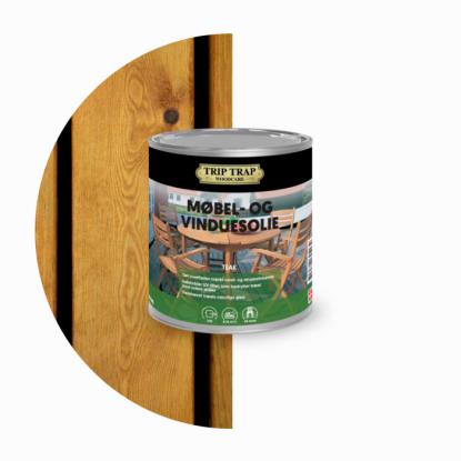 Trip Trap møbel- og vinduesolie, teak - 750 ml