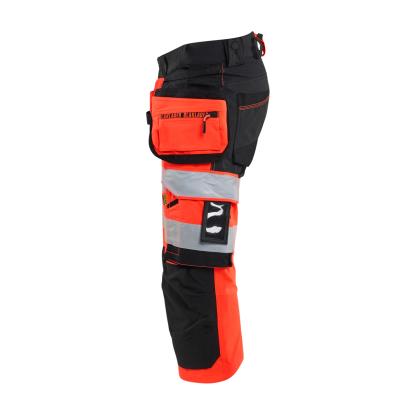 Blåkläder 1123 high vis knickers 4-vejs stretch, hi-vis rød/sort