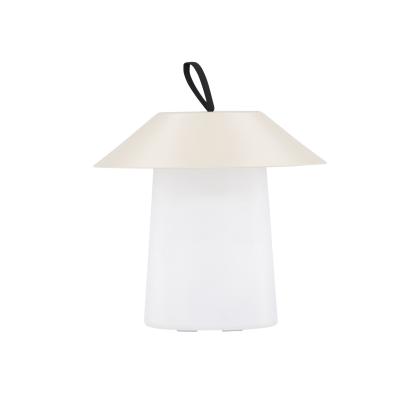 Venture Design Rubu bordlampe, beige/hvid, 26 cm