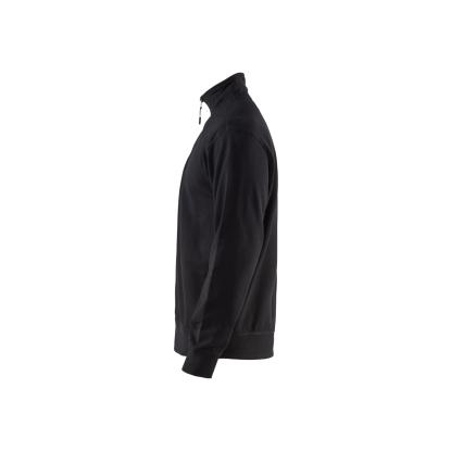 Blåkläder 3369 sweatshirt half zip, sort
