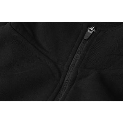 ID 0622 sweat cardigan, sort