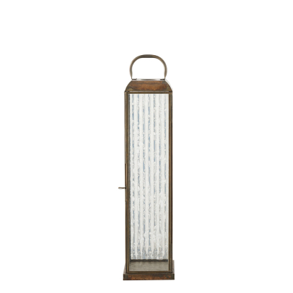 Herslev lanterne, antik messing look, H49 cm