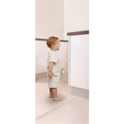 Dreambaby kantbeskyttelse, skum, grå, 40 cm - 3 stk.