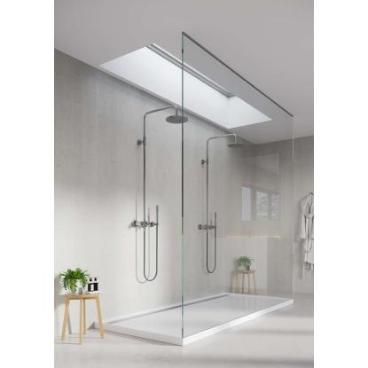 Fibo Wood vådrumspanel med 60 x 40 cm fliselook, 10 x 600 x 2400 mm, avalon pine extra matt