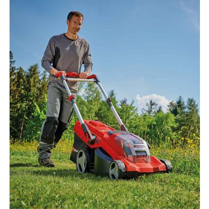 Einhell RASARRO 36/42 akku plæneklipper, 42 cm, 2 x 5,2 Ah, med batteri og twinlader - 725 m²