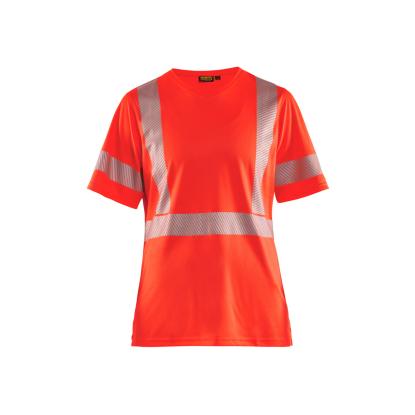 Blåkläder 3336 dame uv-beskyttet high vis t-shirt, hi-vis rød