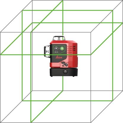 Leica Lino L6GS laser inkl. taske, 3 x 360° grøn laser, op til 35 meter