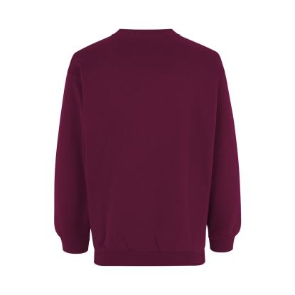 ID 0600 sweatshirt, klassisk, bordeaux