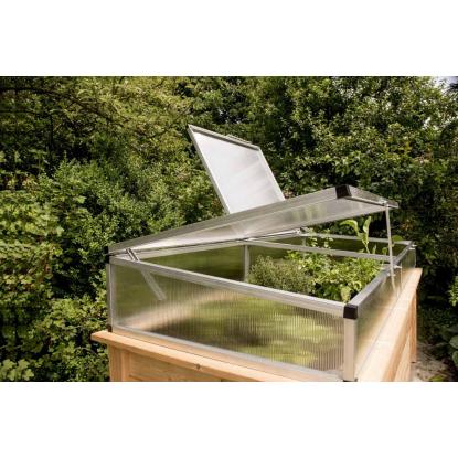 KGT mistbænk-overdel til højbed 210, aluminium, 205 x 91 x 32 cm