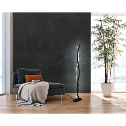 EGLO LASANA 3 LED gulvlampe, H142 cm, sort