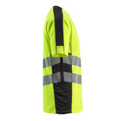 MASCOT SAFE SUPREME Sandwell T-shirt, hi-vis gul/sort