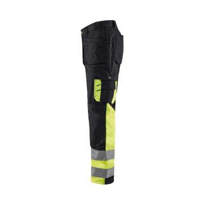 Blåkläder 1529 high vis buks, sort/hi-vis gul