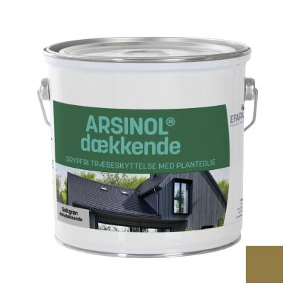 Arsinol® halvdækkende træbeskyttelse, saltgrøn - 2,5 liter