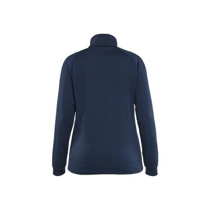 Blåkläder 3419 dame hybrid sweatshirt, mørk marineblå/sort