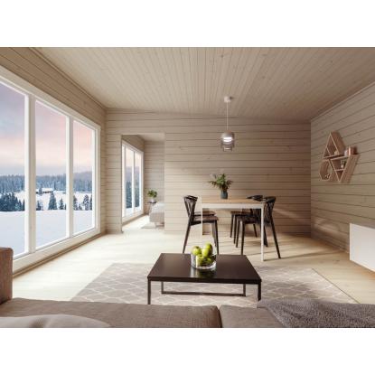 Luoman Lillevilla Sirkku havehus med to rum og seks store vinduer - 28 m²