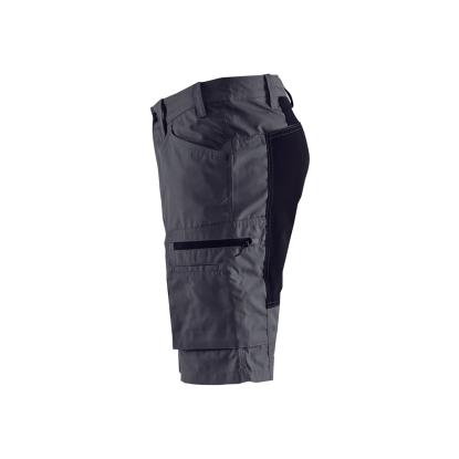Blåkläder 1449 service shorts med stretch, mellemgrå/sort