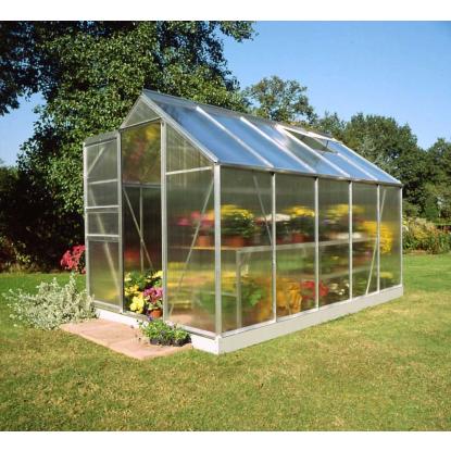 Halls Popular drivhus 6,2 m², alu, 4 mm poly